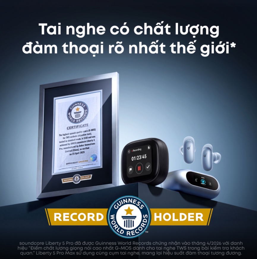 Liberty 5 Pro ghi điểm G-MOS cao kỷ lục