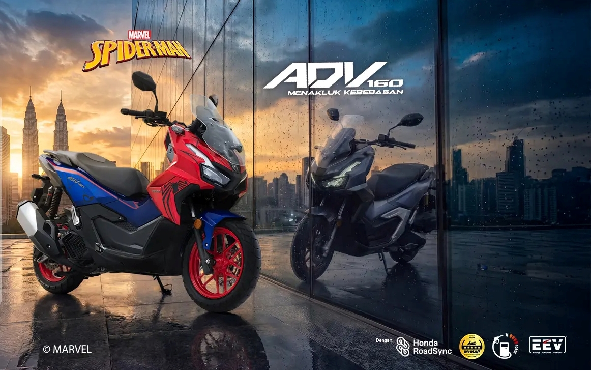 Honda ADV160 phiên bản Spiderman tại Malaysia Honda ADV160 phiên bản Spiderman