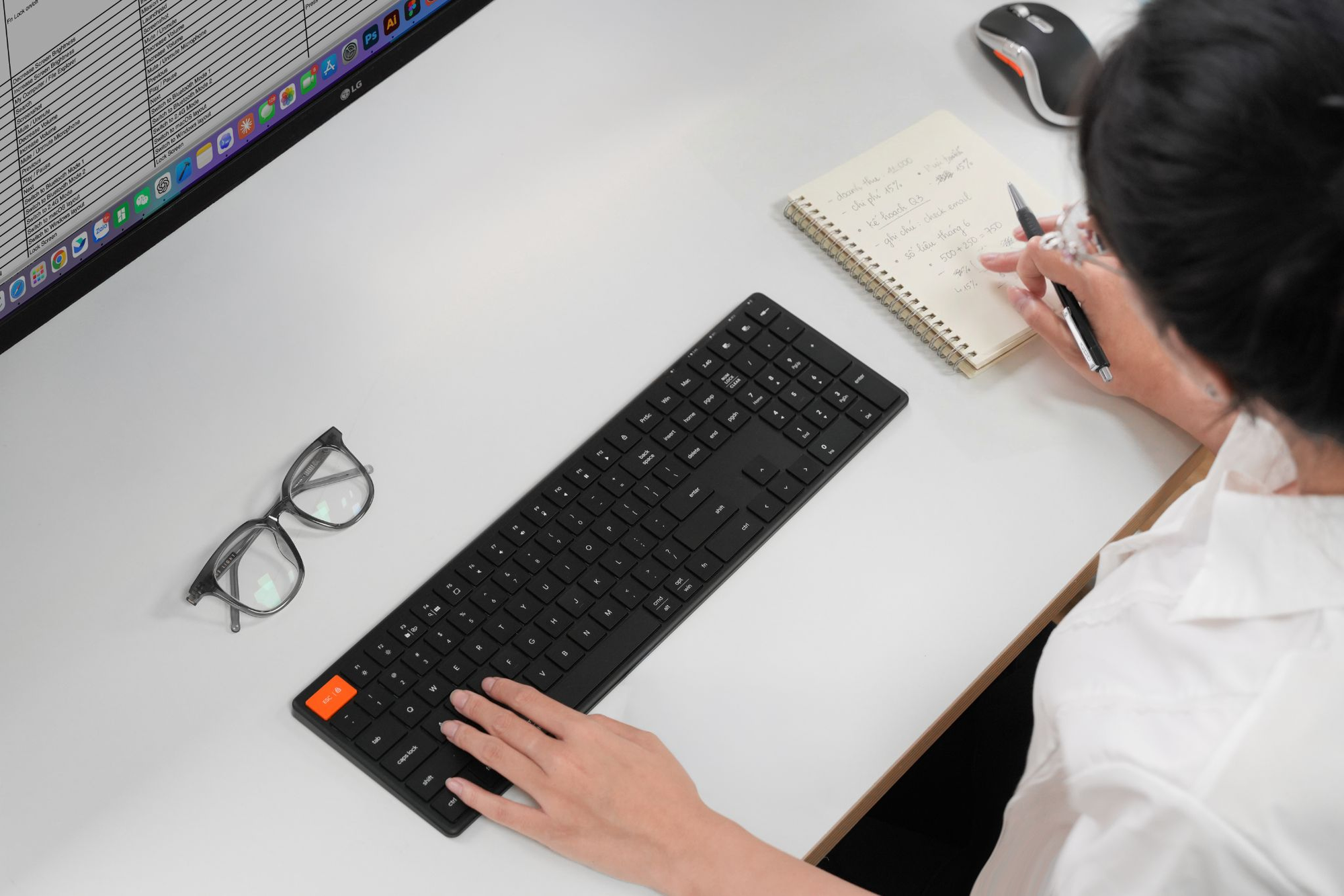 Chi tiết thiết kế bàn phím Kết cấu khung nhôm bàn phím