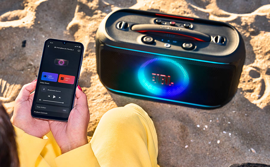 JBL PartyBox On-The-Go 2 Plus.