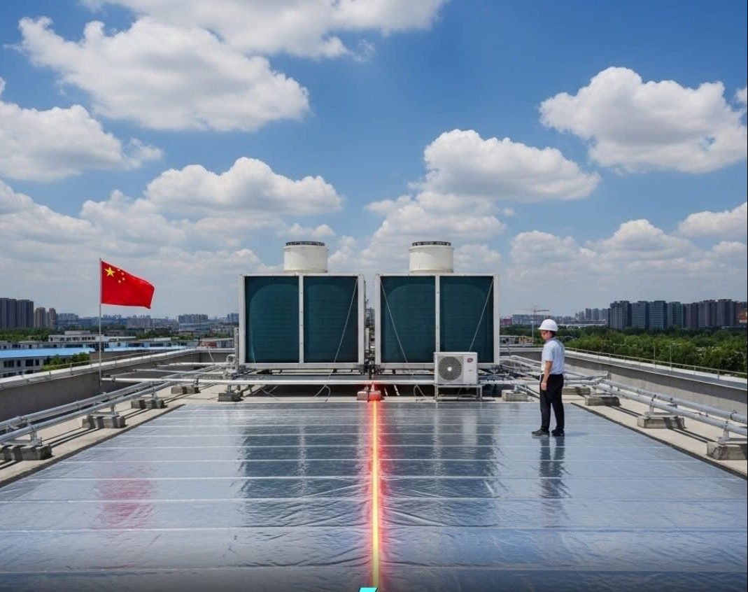 Cận cảnh cấu trúc của màng làm mát Cấu trúc màng làm mát với các hạt nano