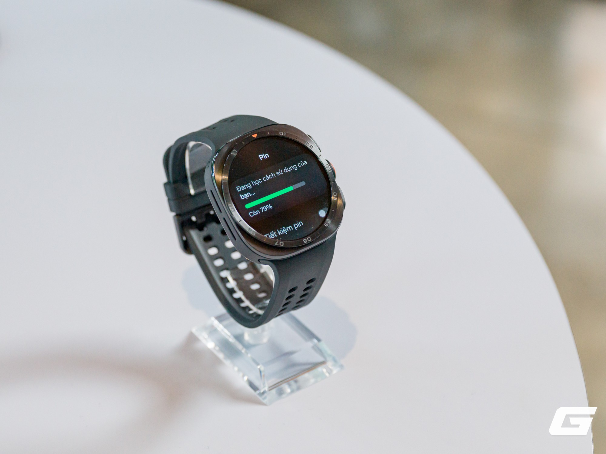 Màn hình quản lý pin trên đồng hồ Samsung