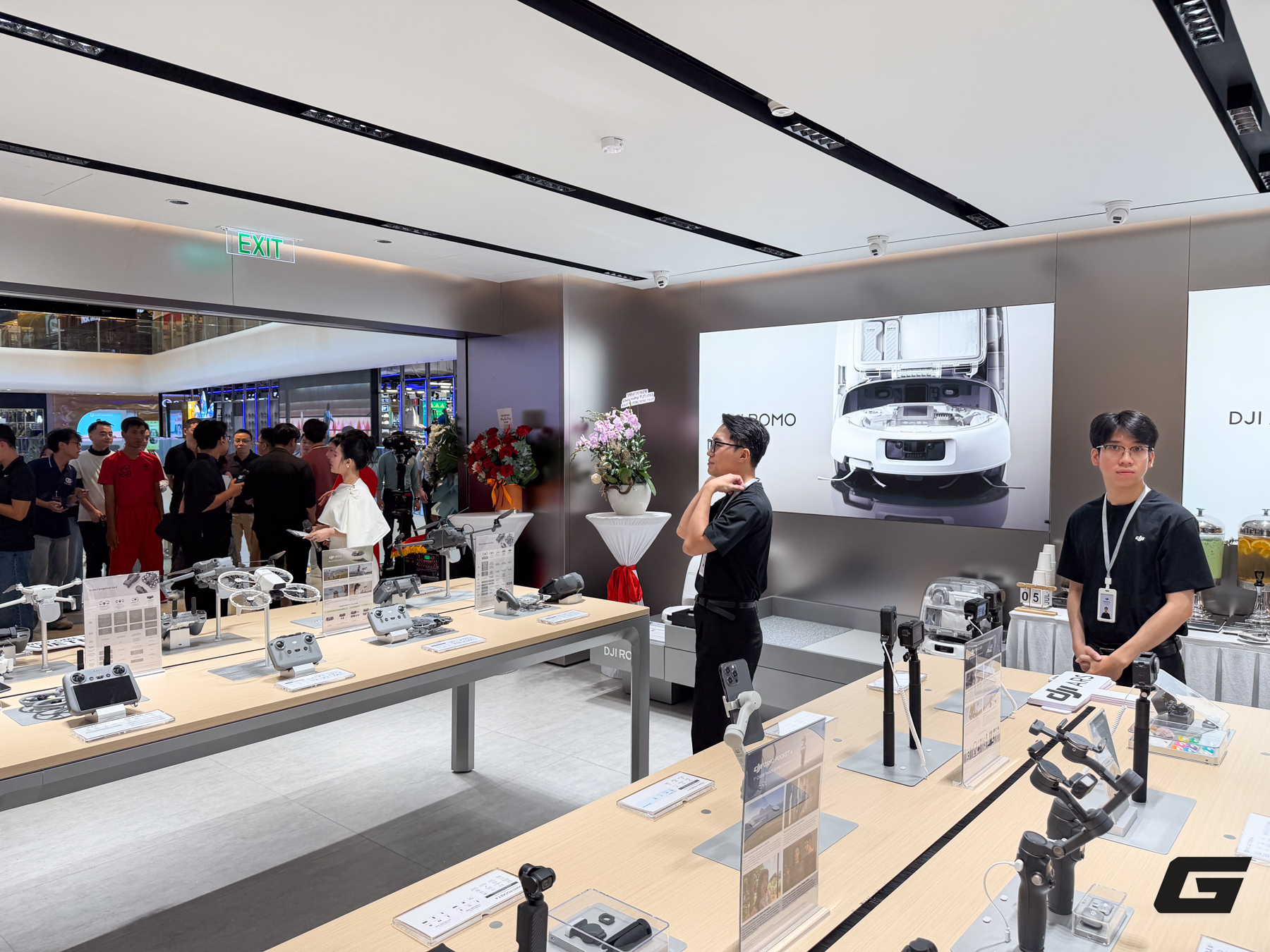 Khu vực trải nghiệm gimbal Thiết bị chống rung DJI