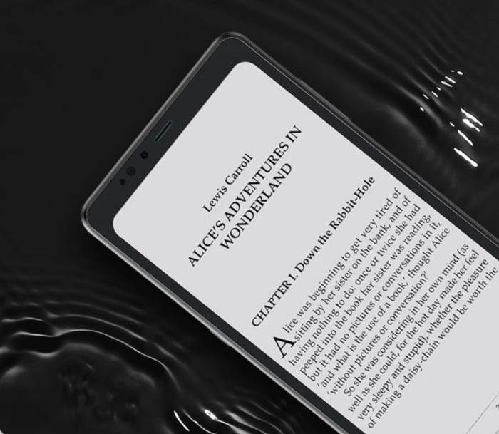 Chi tiết màn hình E-Ink của Hisense A10