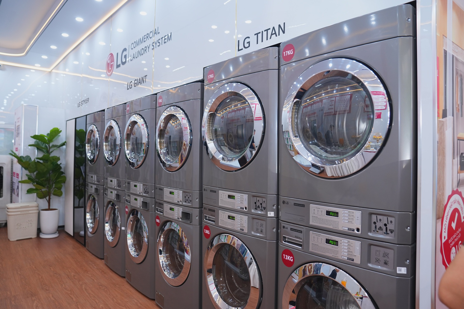 Chi tiết các dòng máy giặt và máy sấy LG