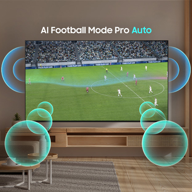 Samsung AI TV 2026 mang chế độ xem bóng đá thông minh về đúng mùa World Cup Trải nghiệm xem TV thông minh