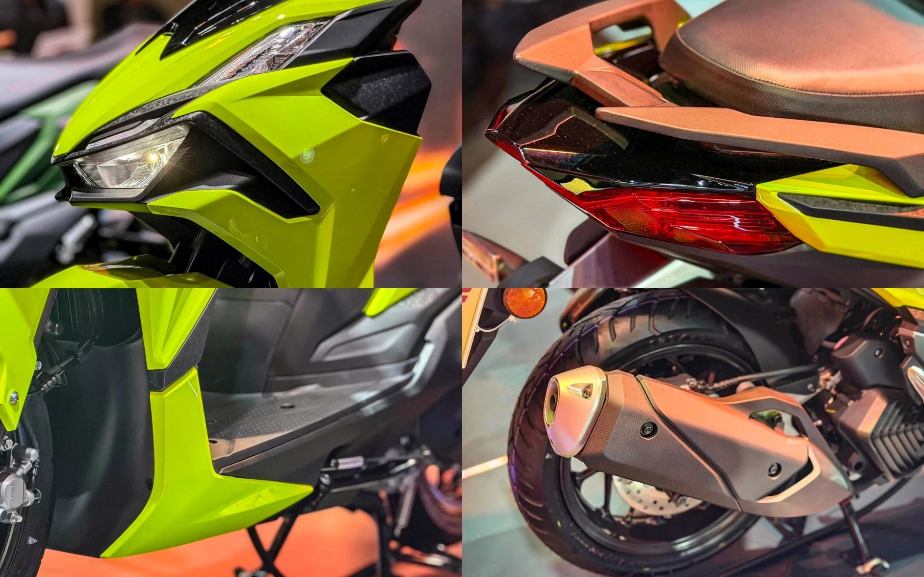 Cận cảnh động cơ Honda Click160 2026.