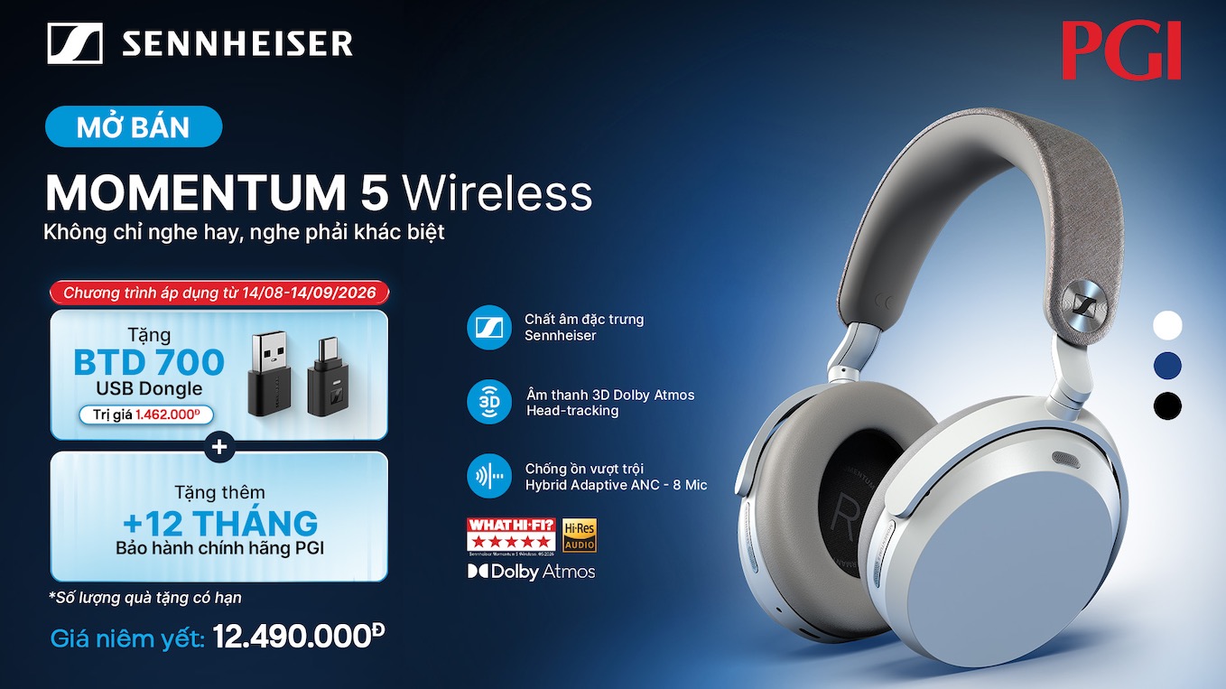 Thiết kế đệm tai và đệm đầu của Sennheiser MOMENTUM 5 Wireless